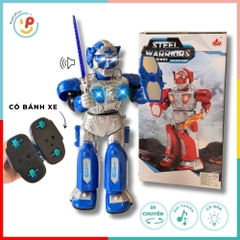 Đồ chơi mô hình Robot chiến đấu di chuyển có âm thanh thân xoay 360 độ 27160 Peekapaw Toys