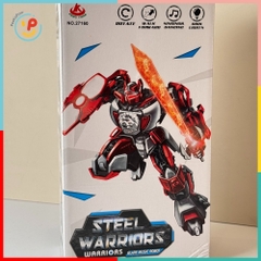 Đồ chơi mô hình Robot chiến đấu di chuyển có âm thanh thân xoay 360 độ 27160 Peekapaw Toys
