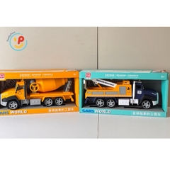 Xe công trình chạy trớn mã 789 chất liệu nhựa cao cấp chi tiết sắc sảo hộp 32x11x9 cm PeeKaPaw Toys