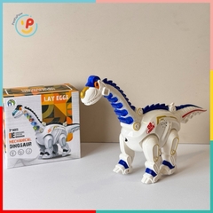 Khủng long máy đẻ trứng có đèn âm thanh di chuyển tự động mô phỏng tiếng gầm 22121 PeeKaPaw Toys