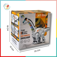 Khủng long máy đẻ trứng có đèn âm thanh di chuyển tự động mô phỏng tiếng gầm 22121 PeeKaPaw Toys
