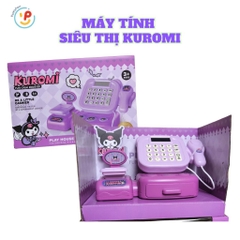 Đồ Chơi Siêu Thị Máy Tính Kuromi Màu Tím Cho Bé Có Âm Thanh 1111-179 Peekapaw Toys