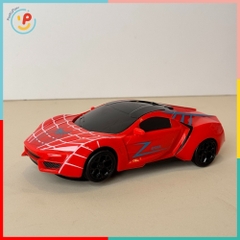 Đồ chơi xe siêu anh hùng Spiderman thiết kế thể thao màu đỏ 019 PeeKaPaw Toys