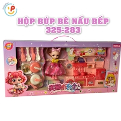 Búp bê nhà bếp kèm phụ kiện nấu ăn cho bé gái 325-283 PeeKaPaw Toys