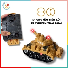 Xe tăng đồ chơi Combat 700 có đèn và âm thanh chiến đấu PeeKaPaw Toys