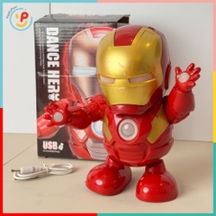 Đồ chơi Robot Iron Man Biết Nhảy Múa Có Đèn Nhạc 99666-3 Peekapaw Toys