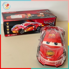 Xe mô hình McQueen 9918-4 có đèn xoay 360 độ PeeKaPaw Toys