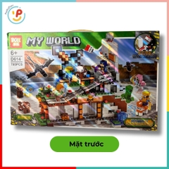 Đồ Chơi Lắp Ráp Xếp Hình My World D614 795 Mảnh Mô Phỏng Minecraft Peekapaw Toys