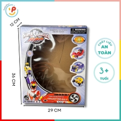 Robot lắp ráp Super Rangers RPM 6688 gồm xe biến hình thành robot siêu nhân PeeKaPaw Toys