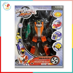 Robot lắp ráp Super Rangers RPM 6688 gồm xe biến hình thành robot siêu nhân PeeKaPaw Toys