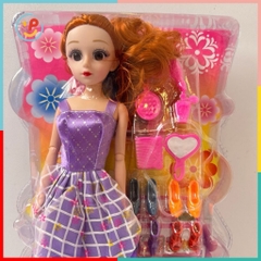 Búp bê thời trang 131 ép vỉ 12 đôi giày và phụ kiện PeeKaPaw Toys