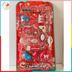 Vỉ Đồ Chơi Làm Tóc Cho Bé Gái Nhiều Phụ Kiện Sáng Tạo 1252 PeeKaPaw Toys