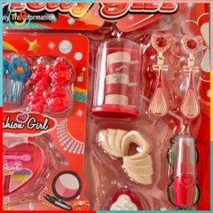 Vỉ Đồ Chơi Làm Tóc Cho Bé Gái Nhiều Phụ Kiện Sáng Tạo 1252 PeeKaPaw Toys