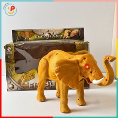 Mô hình chú voi mắt phát sáng mô phỏng âm thanh tiếng kêu 1042 PeeKaPaw Toys