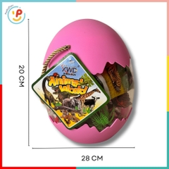 Đồ chơi quả trứng sở thú Animal World gồm nhiều con vật nông trại PeeKaPaw Toys