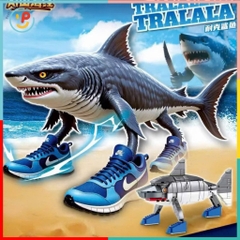 Đồ Chơi Lắp Ráp Cá Mập Mang Giày TRALALERO TRALALA 251 Mảnh J8805 PeeKaPaw Toys