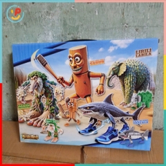 Đồ Chơi Lắp Ráp Cá Mập Mang Giày TRALALERO TRALALA 251 Mảnh J8805 PeeKaPaw Toys