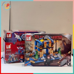 Bộ Lắp Ráp Xếp Hình Thành Phố Siêu Anh Hùng LB6106 4in1 234 Chi Tiết PeeKaPaw Toys