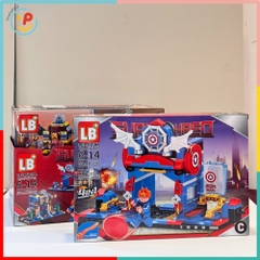 Bộ Lắp Ráp Xếp Hình Thành Phố Siêu Anh Hùng LB6106 4in1 234 Chi Tiết PeeKaPaw Toys