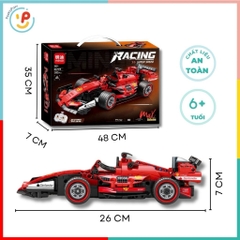 Lắp Ráp Xe Đua Điều Khiển Từ Xa Mingdi Super Speed 300 Mảnh PeeKaPaw Toy