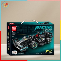 Lắp Ráp Xe Đua Điều Khiển Từ Xa Mingdi Super Speed 300 Mảnh PeeKaPaw Toy