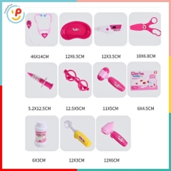 Vali Đồ Chơi Bác Sĩ 6604 Nhiều Dụng Cụ Cho Bé Tập Làm Bác Sĩ PeeKaPaw Toys