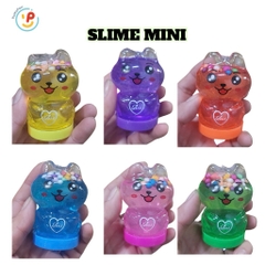 (Quà tặng) Đồ chơi Slime mini hũ hình thú 10cm chất dẻo ma thuật thủ công sáng tạo