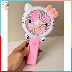 Quạt cầm tay mini chạy pin hình Hello Kitty dễ thương cho bé PeeKaPaw Toys