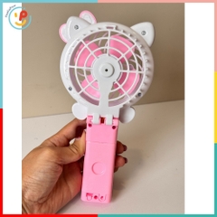 Quạt cầm tay mini chạy pin hình Hello Kitty dễ thương cho bé PeeKaPaw Toys