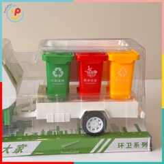 Đồ chơi xe môi trường chở thùng rác phân loại chạy trớn 564-149 PeeKaPaw Toys
