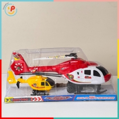 Đồ chơi máy bay trực thăng chạy trớn 2 chiếc 1617 PeeKaPaw Toys