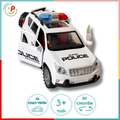 Mô hình xe cảnh sát đồ chơi chạy trớn mở cửa được 055-40 PeeKaPaw Toys
