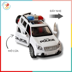 Mô hình xe cảnh sát đồ chơi chạy trớn mở cửa được 055-40 PeeKaPaw Toys