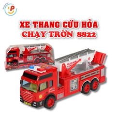 Đồ chơi xe thang cứu hoả chạy trớn mô hình xe cứu hộ 8822 PeeKaPaw Toys