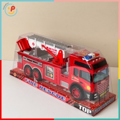 Đồ chơi xe thang cứu hoả chạy trớn mô hình xe cứu hộ 8822 PeeKaPaw Toys