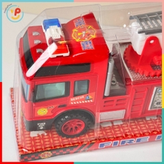Đồ chơi xe thang cứu hoả chạy trớn mô hình xe cứu hộ 8822 PeeKaPaw Toys