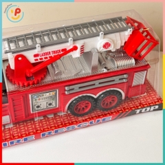 Đồ chơi xe thang cứu hoả chạy trớn mô hình xe cứu hộ 8822 PeeKaPaw Toys
