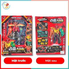 Lắp Ráp Siêu Nhân 5in1 Robot Biến Hình Khủng Long Thú Thành Robot Khổng Lồ Mã 2700 – PeeKaPaw Toys