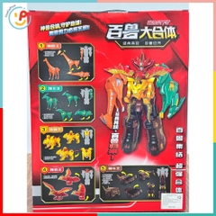 Lắp Ráp Siêu Nhân 5in1 Robot Biến Hình Khủng Long Thú Thành Robot Khổng Lồ Mã 2700 – PeeKaPaw Toys