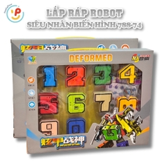 Đồ Chơi Lắp Ráp Siêu Nhân Biến Hình Từ Số 0-9 Mã 788-74 – PeeKaPaw Toys