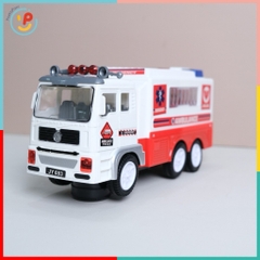 Xe Cứu Thương Đồ Chơi 693 Có Đèn LED Âm Thanh Chạy Pin PeeKaPaw Toy