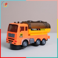 Xe bồn công trình chạy pin có đèn còi 653 đồ chơi xe công trình PeeKaPaw Toys