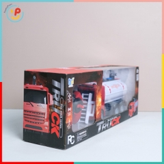 Xe cứu hoả điều khiển từ xa xe bồn có đèn âm thanh phun nước 666-8B