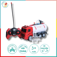 Xe cứu hoả điều khiển từ xa xe bồn có đèn âm thanh phun nước 666-8B