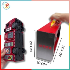 Xe cứu hoả chạy trớn có đèn âm thanh 813-6 hộp 30cm PeeKaPaw Toys