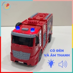 Xe cứu hoả chạy trớn có đèn âm thanh 813-6 hộp 30cm PeeKaPaw Toys