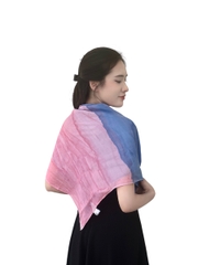 Khăn Lụa Tơ Tằm Vuông – Nhuộm Thủ Công Bằng Phương Pháp Ice Dye/ Tide Dye – Quà tặng Văn Hoá Việt Độc Đáo
