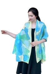 Khăn Lụa Tơ Tằm Nhuộm Thủ Công Kimcatsilk – Quà Tặng Văn Hoá Việt Cao Cấp