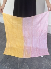 Khăn Lụa Tơ Tằm Vuông – Nhuộm Thủ Công Bằng Phương Pháp Ice Dye/ Tide Dye – Quà tặng Văn Hoá Việt Độc Đáo