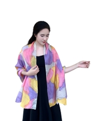 Khăn Lụa Tơ Tằm Nhuộm Thủ Công Kimcatsilk – Quà Tặng Văn Hoá Việt Cao Cấp